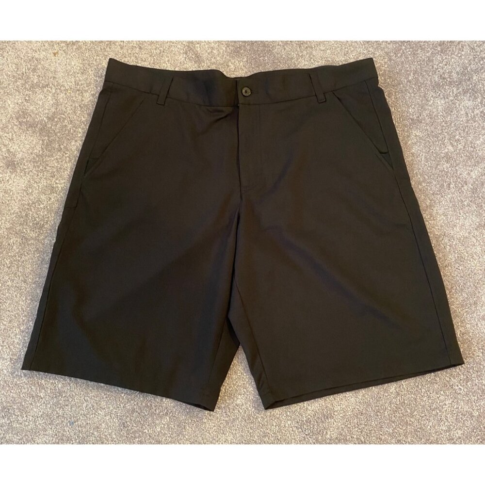 FILA Sport Golf Shorts Mens Size 38 Black Polyester Classic Fit